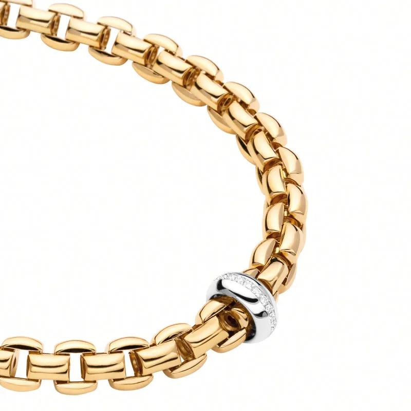 Fope Eka 18ct Yellow Gold 0.19ct Diamond Necklace sold by Jura Watches product image thumbnail 2