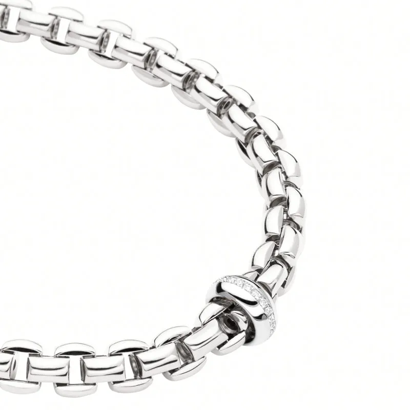 Fope Eka 18ct White Gold 0.19ct Diamond Necklace sold by Jura Watches product image thumbnail 2