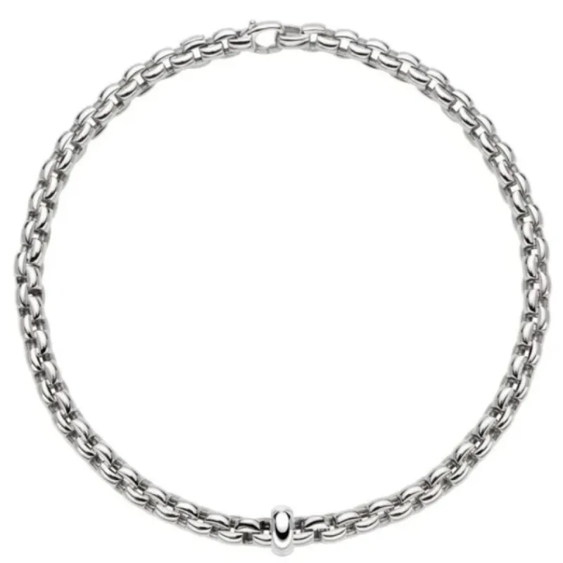 Fope Eka 18ct White Gold Necklace sold by Jura Watches