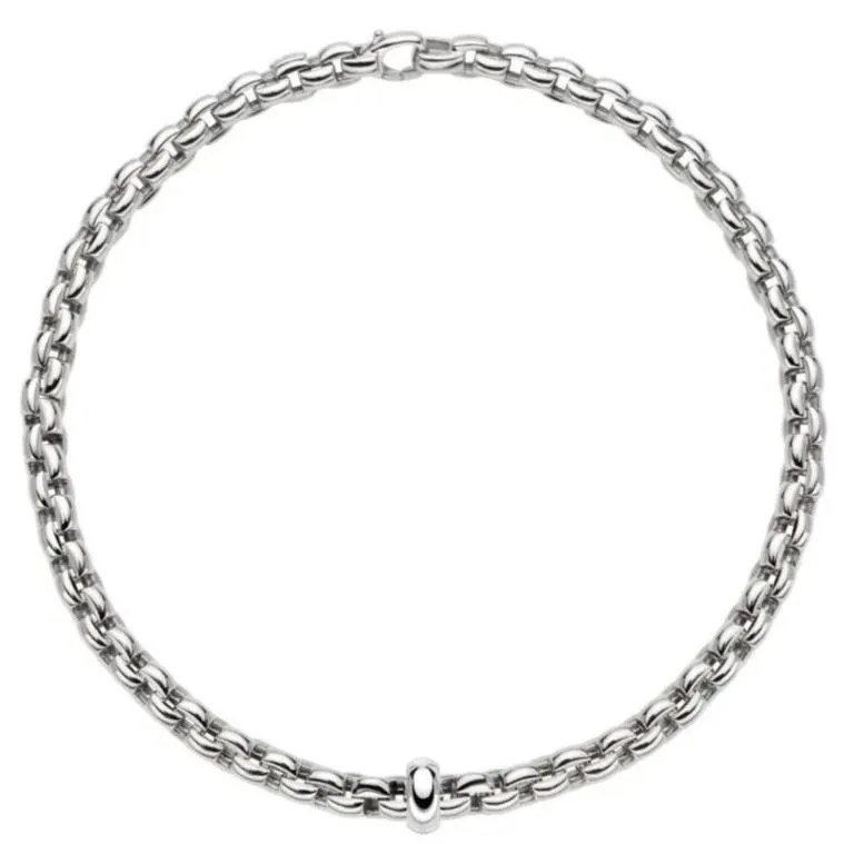 Fope Eka 18ct White Gold Necklace sold by Jura Watches
