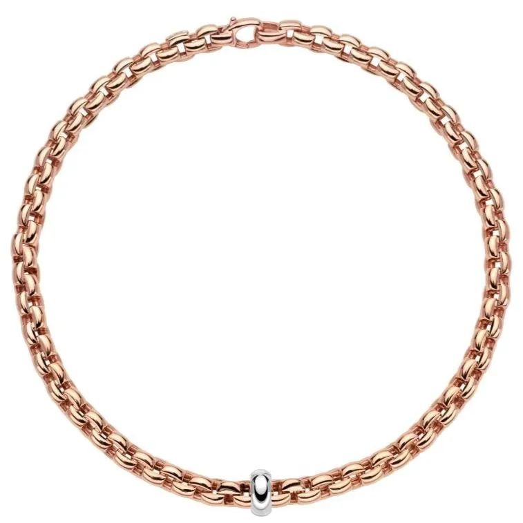 Fope Eka 18ct Rose Gold Necklace sold by Jura Watches