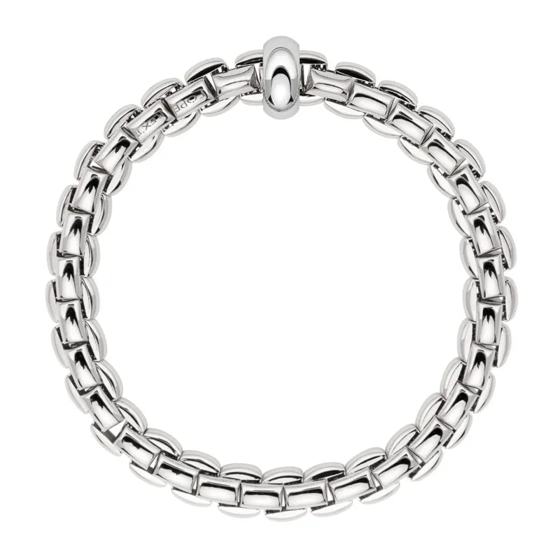 Fope Eka 18ct White Gold Bracelet sold by Jura Watches