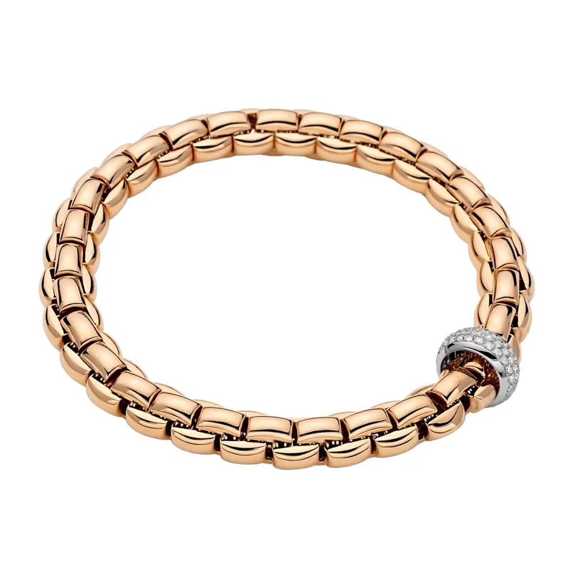 Fope Eka 18ct Rose Gold 0.58ct Diamond Bracelet sold by Jura Watches product image thumbnail 2