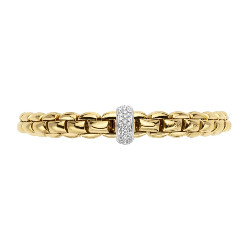 Fope Eka 18ct Yellow Gold 0.58ct Diamond Bracelet sold by Jura Watches product image thumbnail 3