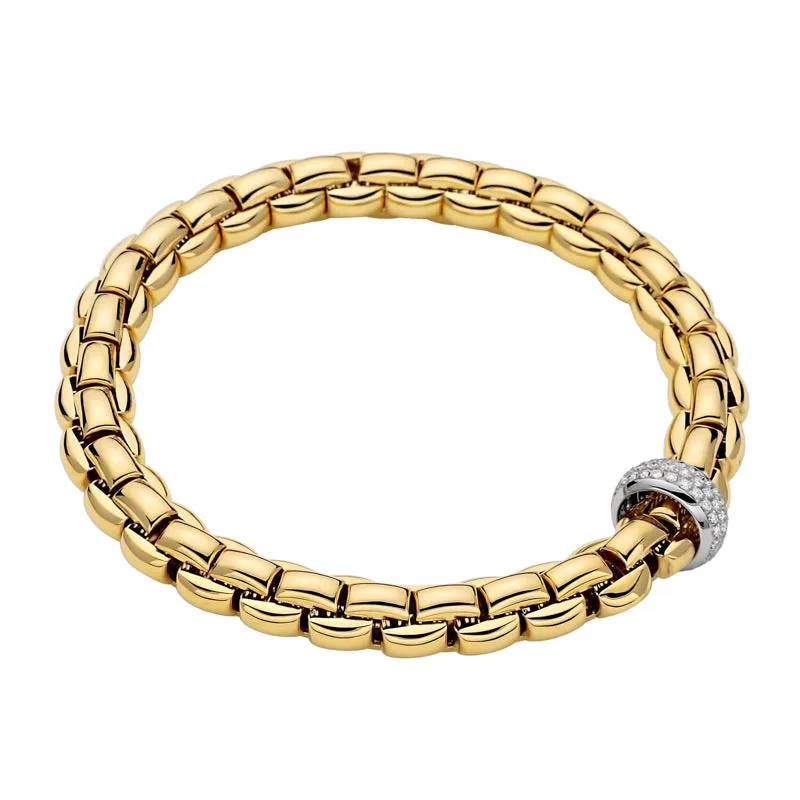Fope Eka 18ct Yellow Gold 0.58ct Diamond Bracelet sold by Jura Watches product image thumbnail 2