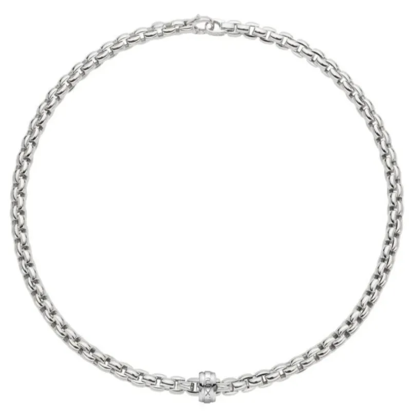 Fope Eka 18ct White Gold Necklace sold by Jura Watches