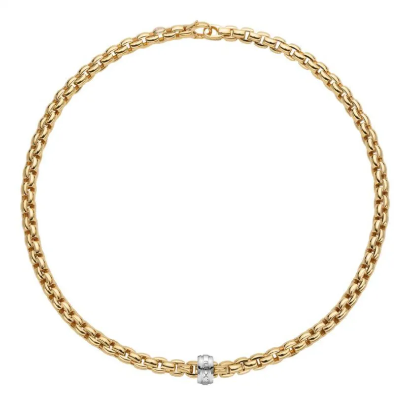 Fope Eka 18ct Yellow Gold Necklace sold by Jura Watches