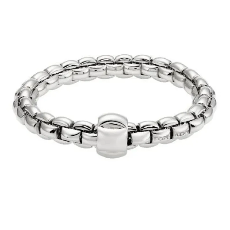 Fope Eka 18ct White Gold Bracelet sold by Jura Watches