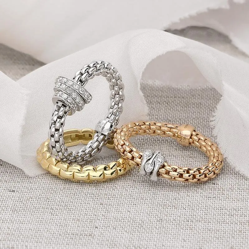 Fope Flex'it Prima 18ct White Gold 0.12ct Diamond Ring sold by Jura Watches product image thumbnail 2