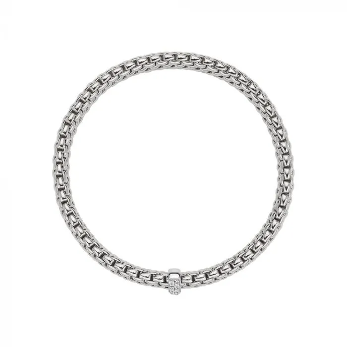 Fope Vendome 18ct White Gold 0.10ct Diamond Bracelet sold by Jura Watches product image thumbnail 2