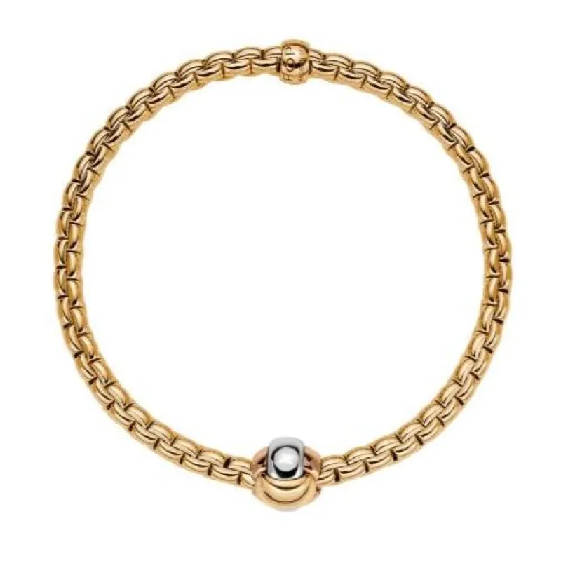 Fope Eka Tiny 18ct Yellow Gold Bracelet sold by Jura Watches