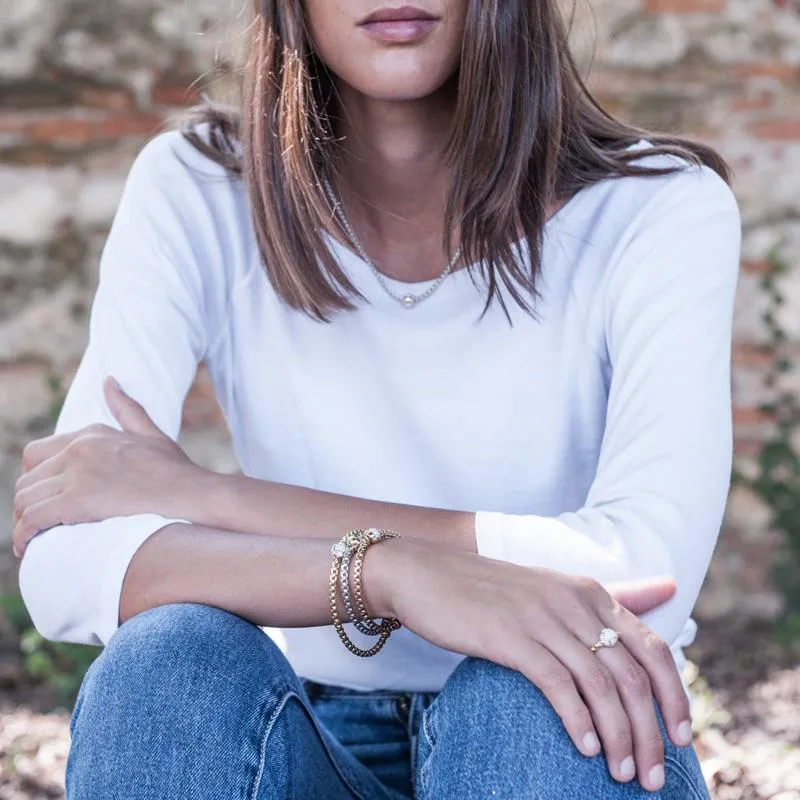 Fope Eka Tiny 18ct White Gold 0.25ct Diamond Necklace sold by Jura Watches product image thumbnail 2