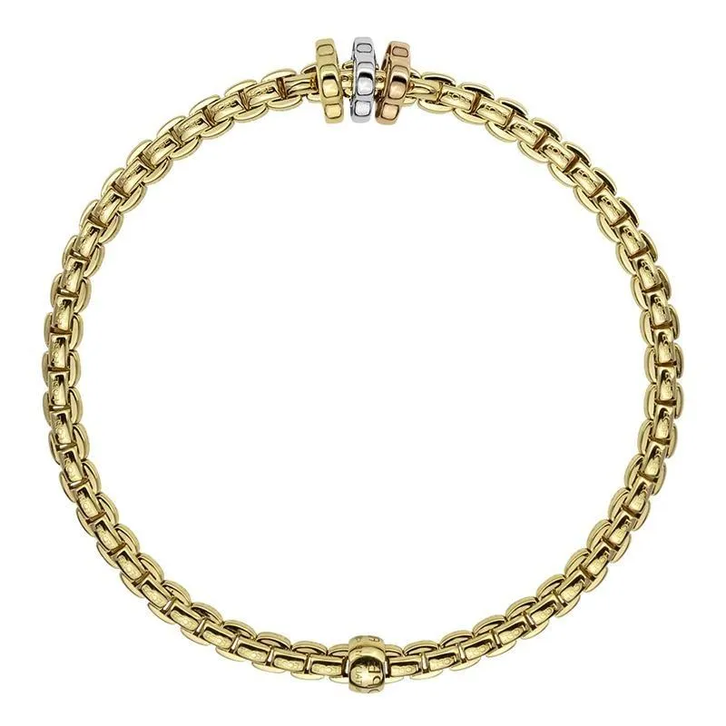 Fope Eka Tiny 18ct Yellow Gold Bracelet sold by Jura Watches
