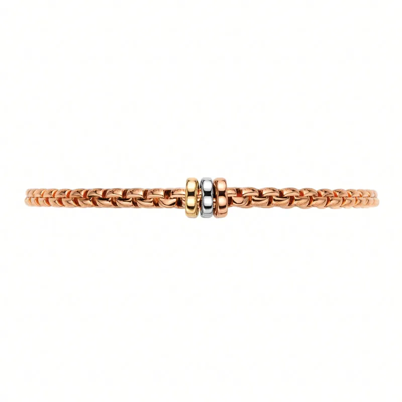 Fope Eka Tiny 18ct Rose Gold Bracelet sold by Jura Watches product image thumbnail 2