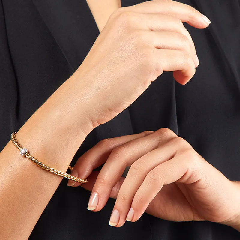 Fope Eka Tiny 18ct White Gold 0.19ct Diamond Bracelet sold by Jura Watches product image thumbnail 5