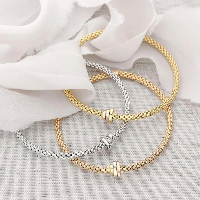 Fope Flex'it Prima 18ct Yellow Gold Bracelet sold by Jura Watches product image thumbnail 3