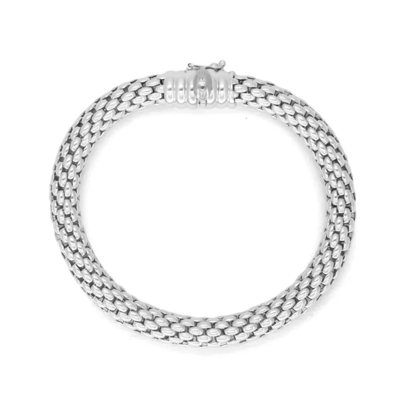 Fope Love Nest 18ct White Gold Bracelet sold by Jura Watches