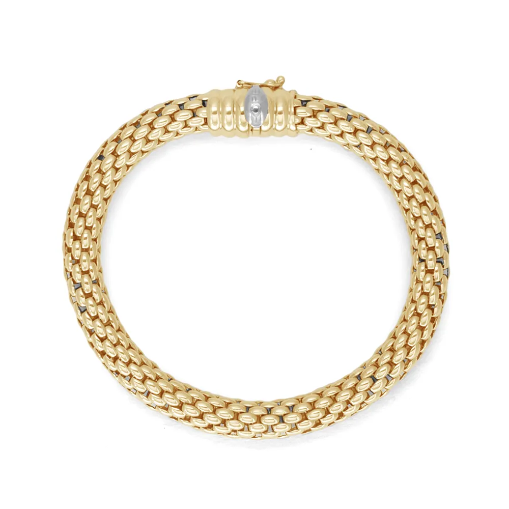 Fope Love Nest 18ct Yellow Gold Bracelet sold by Jura Watches