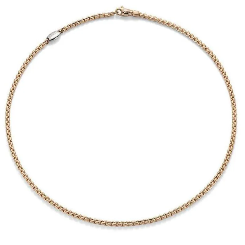 Fope Eka Tiny 18ct Rose Gold Necklace sold by Jura Watches