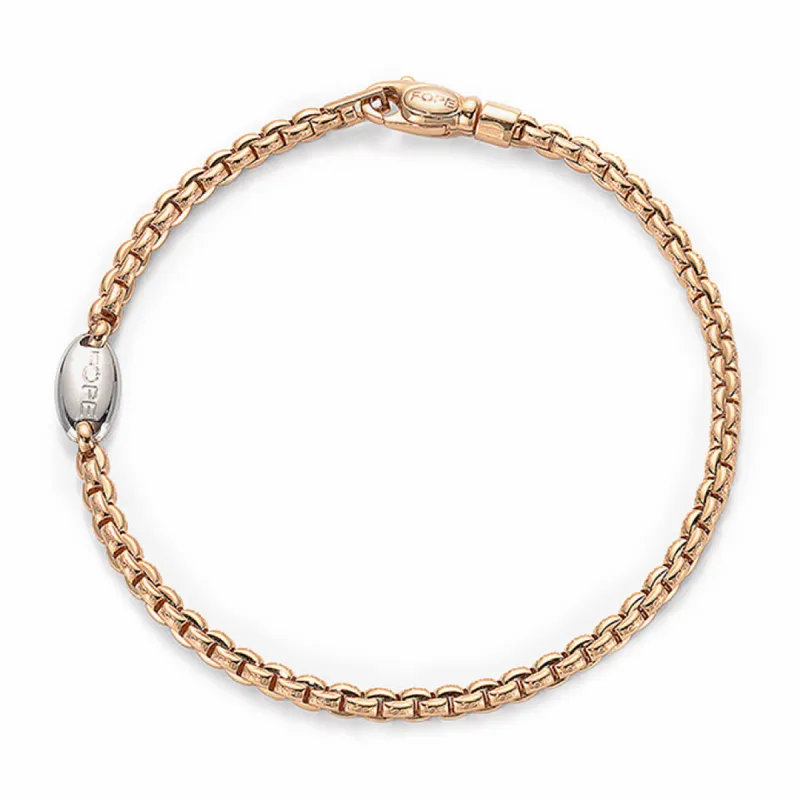 Fope Eka Tiny 18ct Rose Gold Bracelet sold by Jura Watches