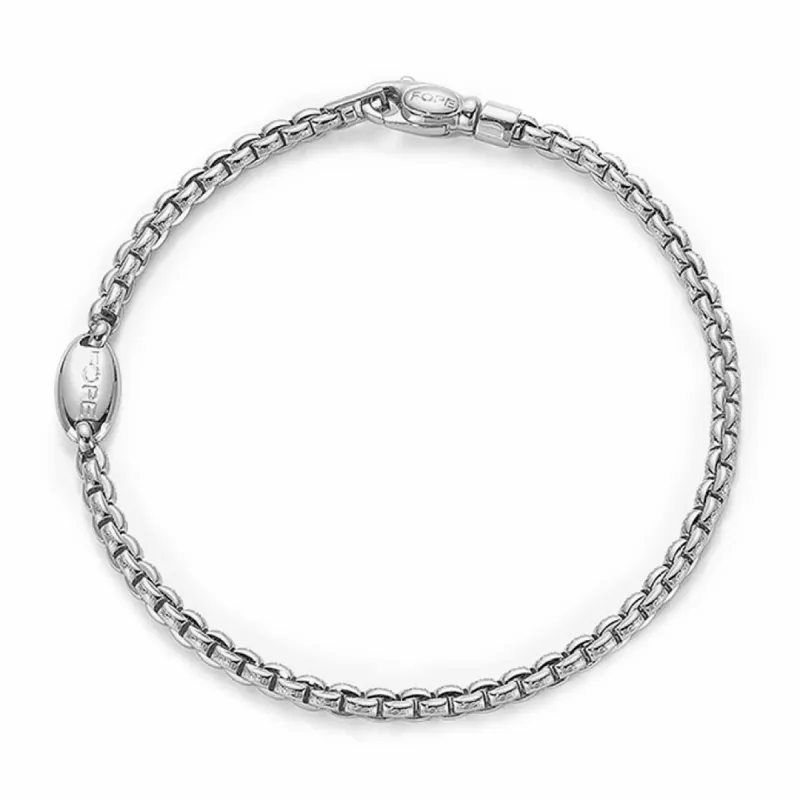 Fope Eka Tiny 18ct White Gold Bracelet sold by Jura Watches