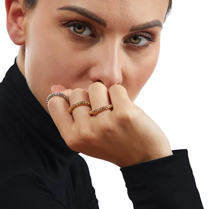 Fope Flex'it Essentials 18ct Rose Gold Slim Ring sold by Jura Watches product image thumbnail 5