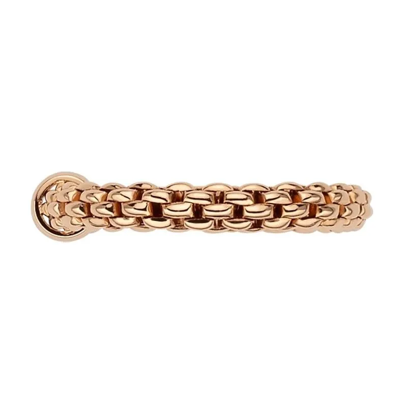 Fope Flex'it Essentials 18ct Rose Gold Slim Ring sold by Jura Watches product image thumbnail 3