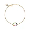 Faberge Colours of Love Sasha 18ct Rose Gold Rainbow Gemstone Egg Bracelet sold by Jura Watches