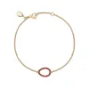 Faberge Colours of Love Sasha 18ct Rose Gold Ruby Egg Bracelet sold by Jura Watches