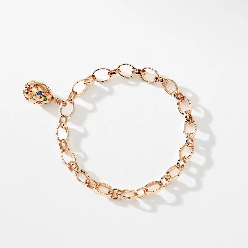 Faberge Treillage 18ct Yellow Gold Chain Bracelet For Charms sold by Jura Watches product image thumbnail 4