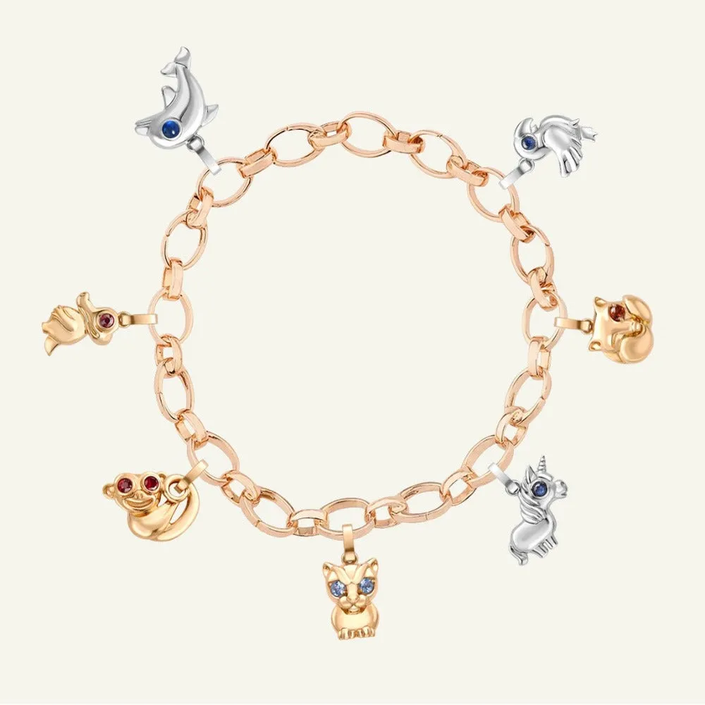 Faberge Treillage 18ct Yellow Gold Chain Bracelet For Charms sold by Jura Watches product image thumbnail 5