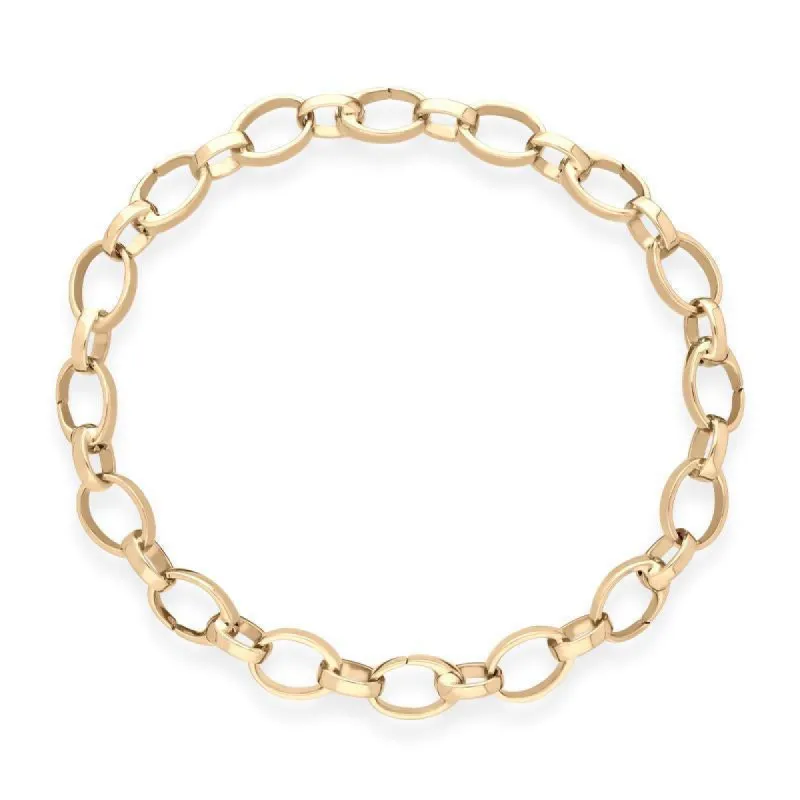 Faberge Treillage 18ct Yellow Gold Chain Bracelet For Charms made by Faberge