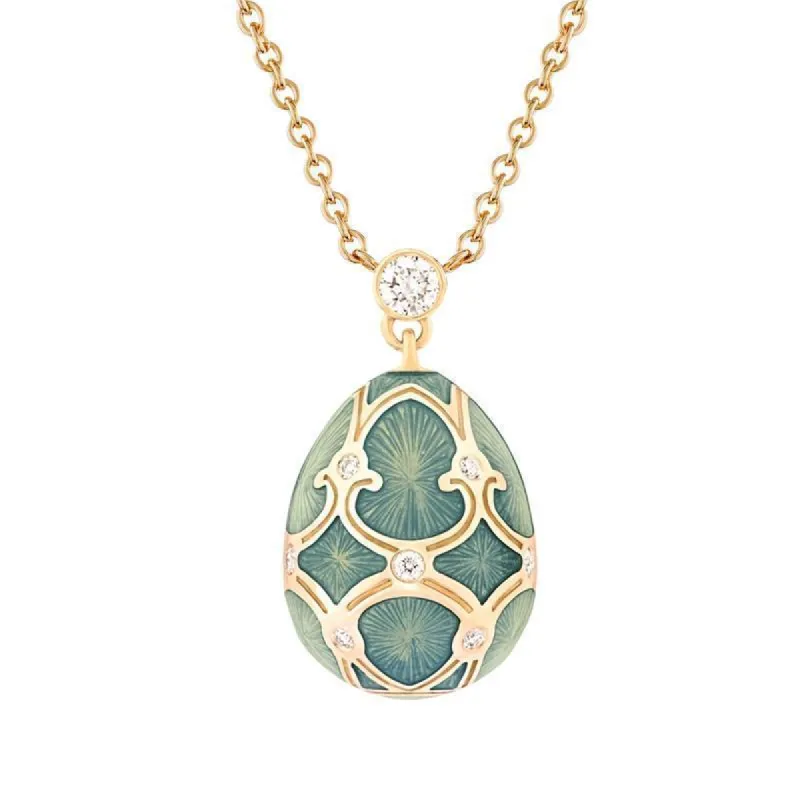 Faberge Palais Tsarskoye Selo 18ct Yellow Gold Diamond Small Pendant sold by Jura Watches