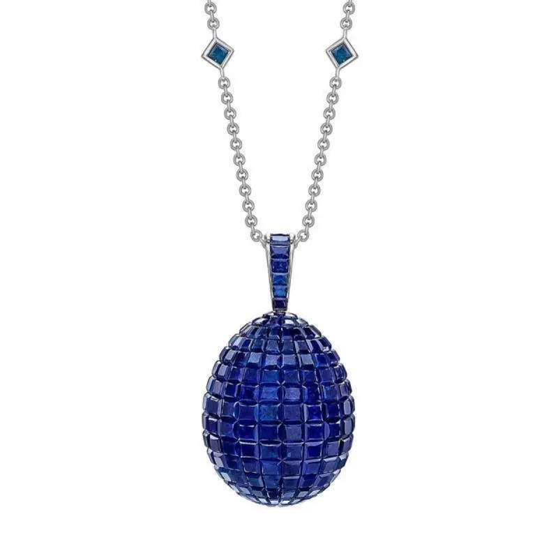 Faberge Treasures Mosaic Sapphire Pendant sold by Jura Watches