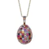 Faberge Treasures Mosaic Multi-Coloured Pendant sold by Jura Watches