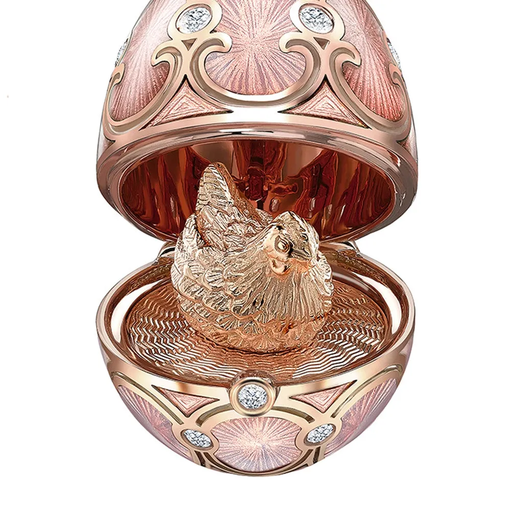 Faberge Palais Tsarskoye Selo Rose Locket With Hen Surprise sold by Jura Watches product image thumbnail 3