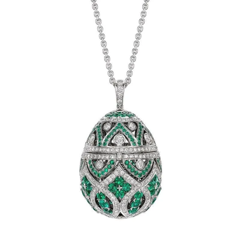 Faberge Imperial Zenya Emerald Pendant sold by Jura Watches