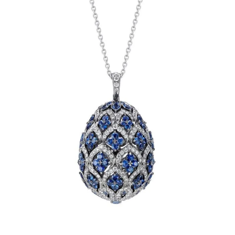Faberge Imperial Zenya Sapphire Pendant sold by Jura Watches