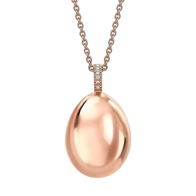 Faberge Essence 18ct Rose Gold Diamond Pendant sold by Jura Watches