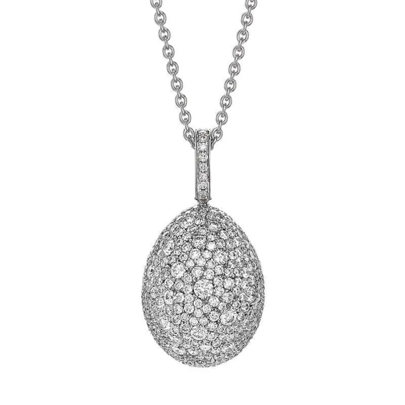 Faberge Emotion 18ct White Gold Diamond Pendant sold by Jura Watches