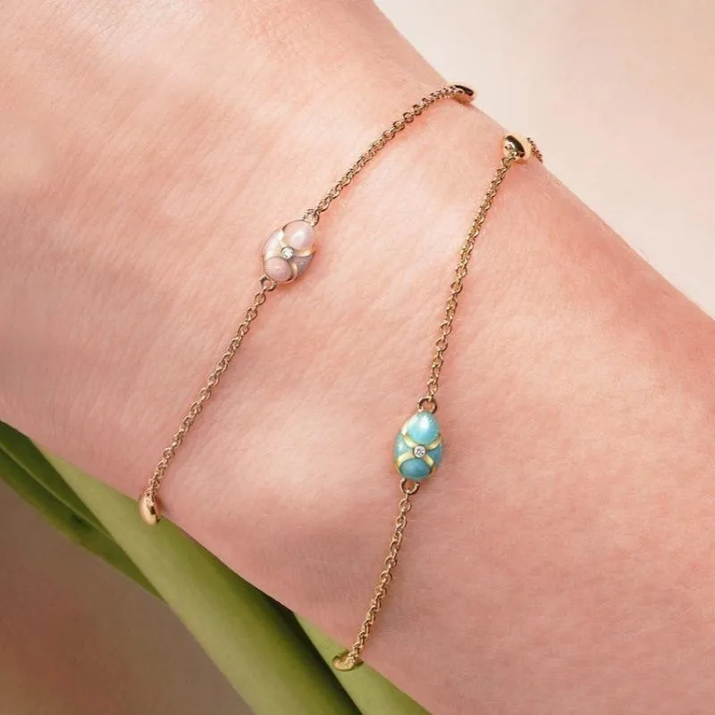 Faberge Palais Tsarskoye Selo 18ct Yellow Gold Turquoise Bracelet sold by Jura Watches product image thumbnail 2
