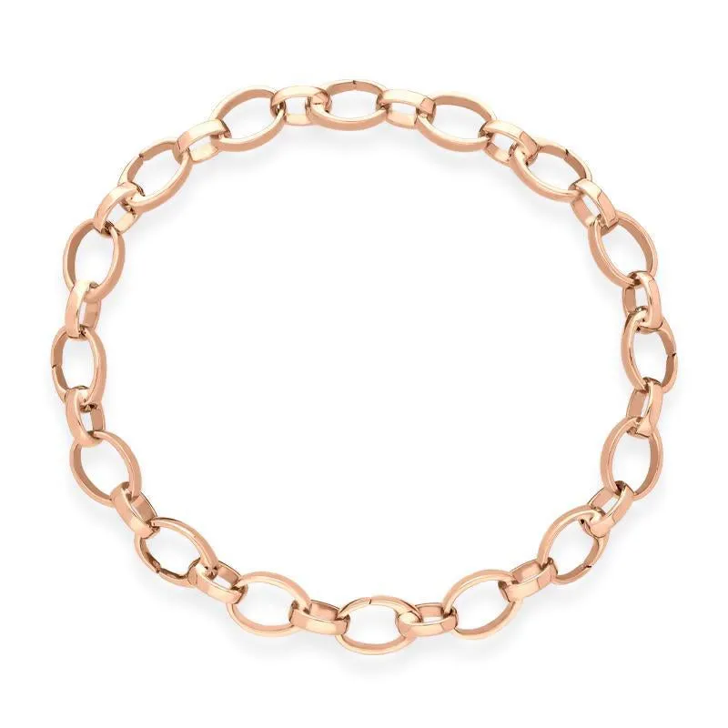 Faberge Treillage 18ct Rose Gold Chain Bracelet For Charms sold by Jura Watches