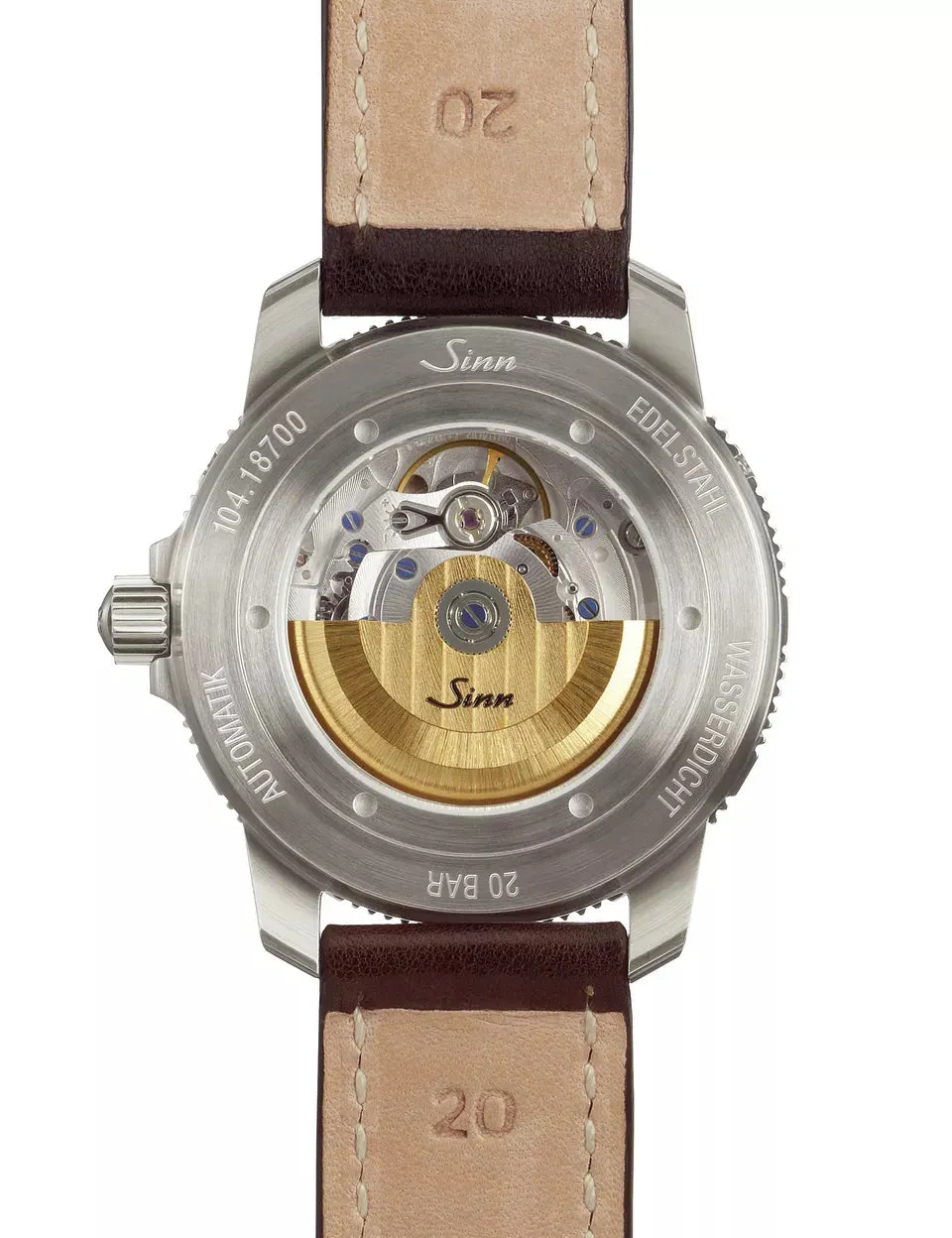 Sinn 104 St Sa I W Silicone Black sold by Jura Watches product image thumbnail 3