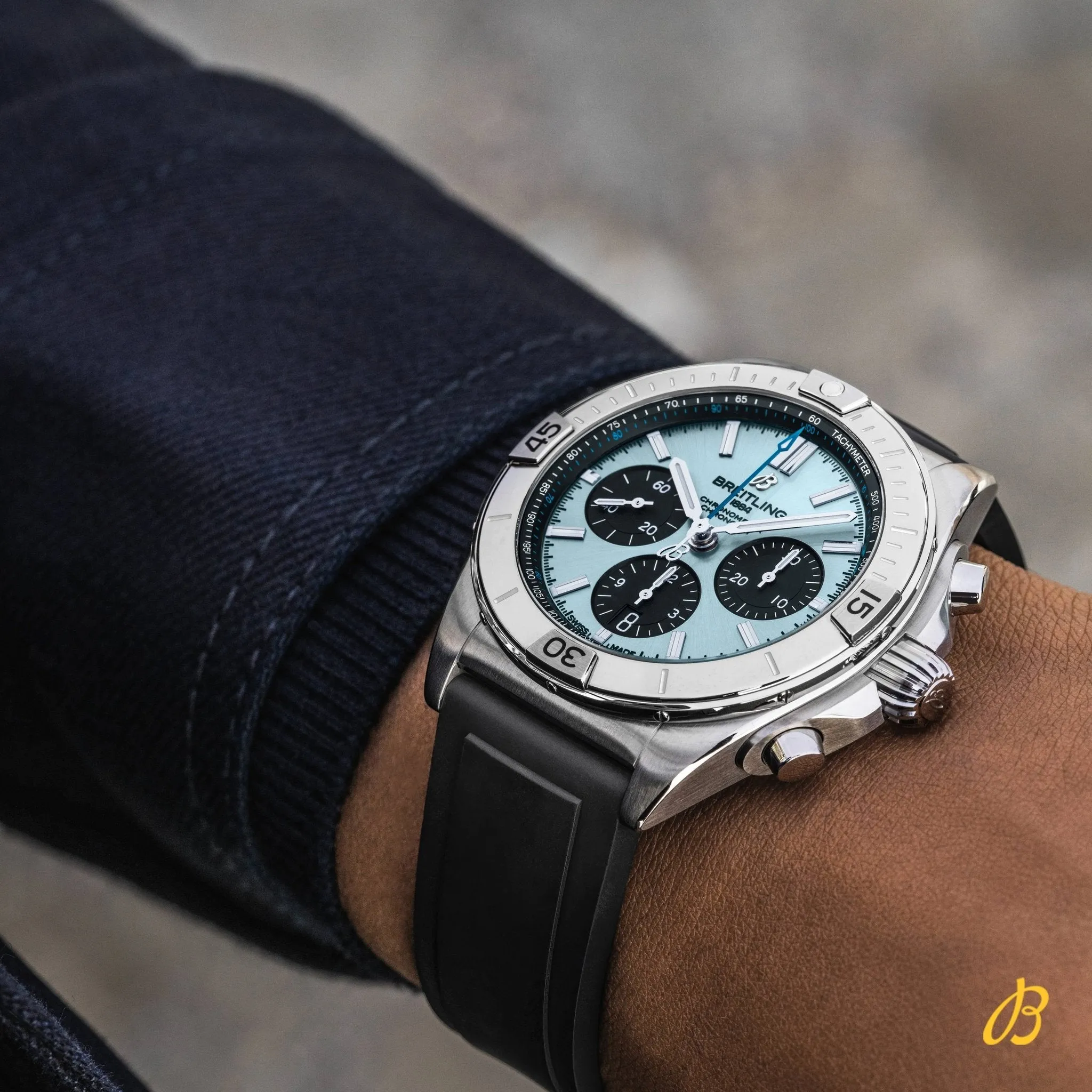 Breitling Chronomat B01 42 Ice Blue sold by Jura Watches product image thumbnail 5