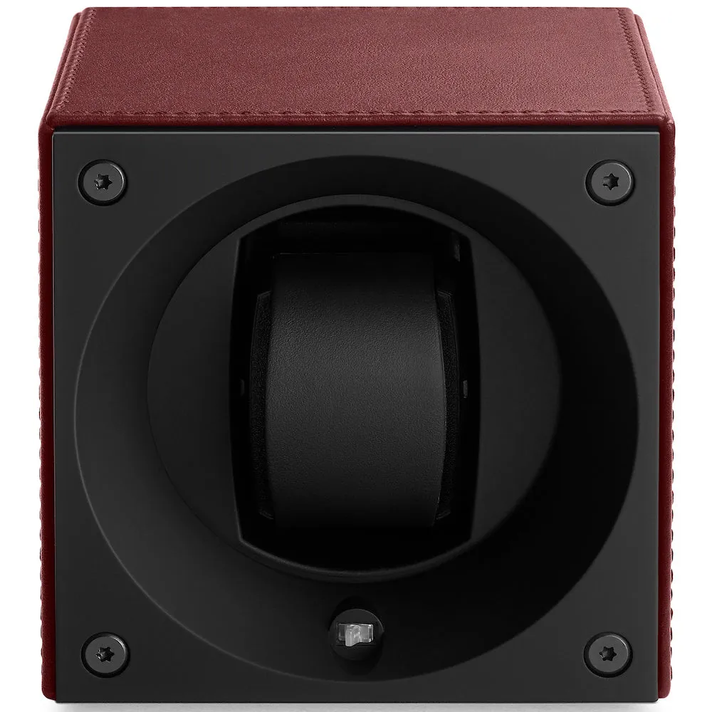 Swiss KubiK Watch Winder Single Bordeaux Leather sold by Jura Watches product image thumbnail 2