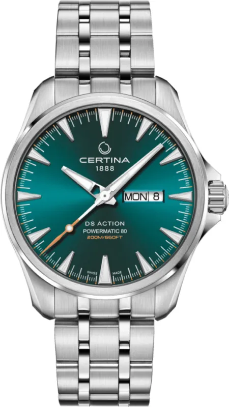 Certina DS Action Day Date Powermatic 80 made by Jura Watches