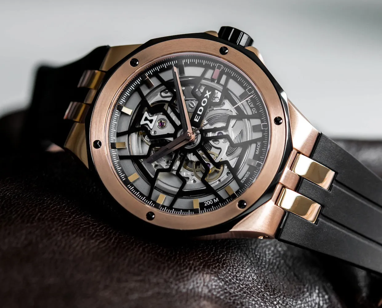 Edox Delfin Mecano 3 Hands Skeleton sold by Jura Watches product image thumbnail 5