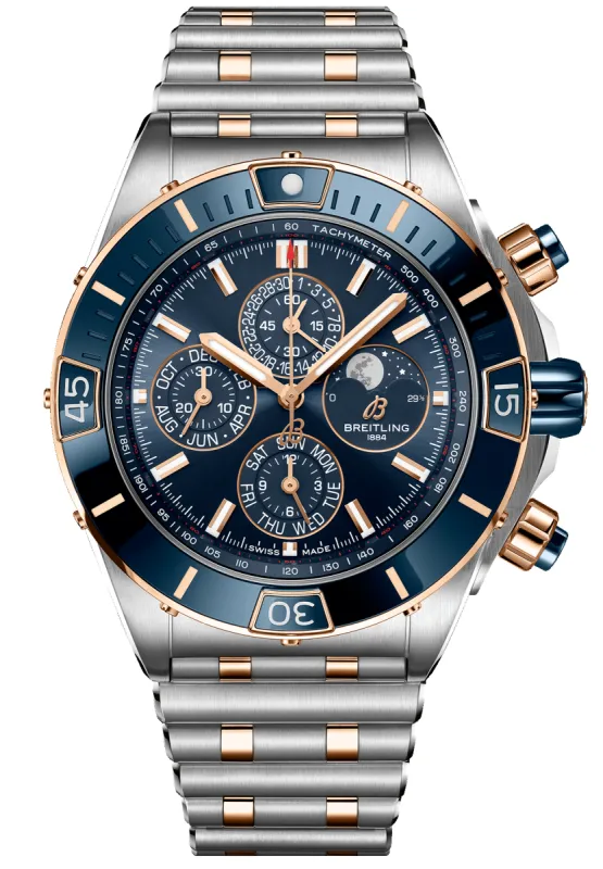 Breitling Super Chronomat Four Year Calendar Steel & Gold made by Breitling