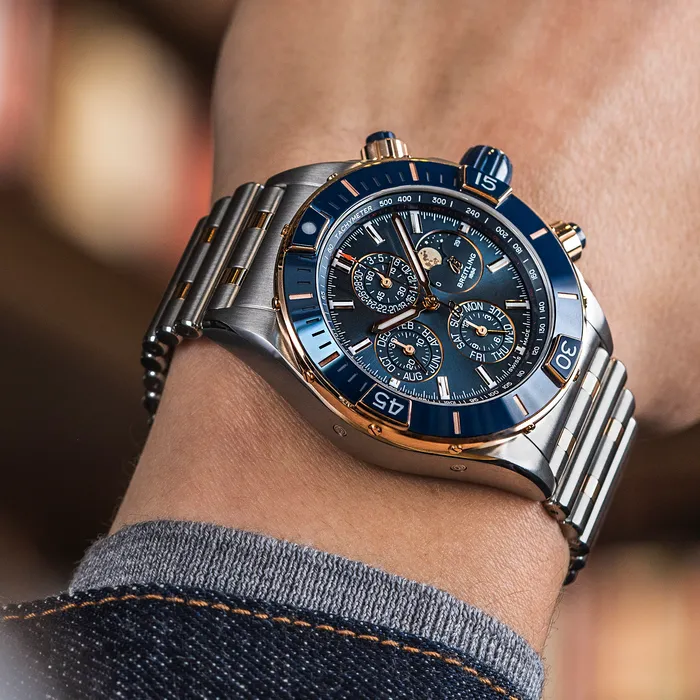 Breitling Super Chronomat Four Year Calendar Steel & Gold sold by Jura Watches product image thumbnail 5
