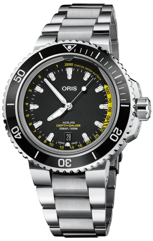 Oris Aquis Depth Gauge Bracelet made by Oris